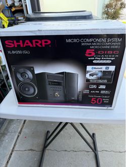 Sharp XL-BH250 (GL) compact 5-disc micro shelf audio stereo system brand new