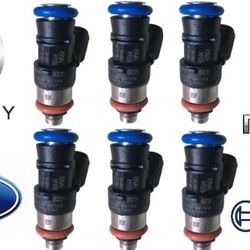 OEM Bosch 6 PIECES Fuel Injectors for 2009, 2010, 2011 Mercury Mariner 3.0L , Ford Escape NEW