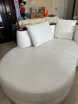 Curve sofa decorative