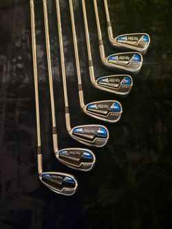 HOT LAUNCH 522C FULL IRON SET! VERY NICE.. NEW JUMBO GRIPS...CHEAP!