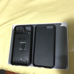 2 Used IPhone 6 Phone Case. (Silk credit card holder, incipio)