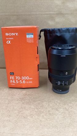 SonyFE 70-300mm F4.5-5.6 G OSS E-mount lens SEL70300G with box & pouch
