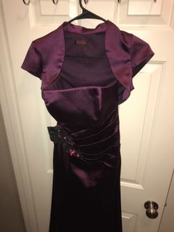 Fancy deep purple dress