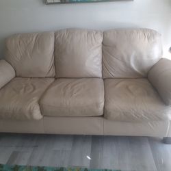 LEATHER SOFA 