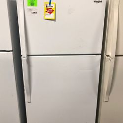 Whirlpool Top Freezer Refrigerator White  0EI