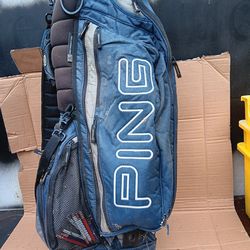 Ping Retro Golf Bag With Clubs