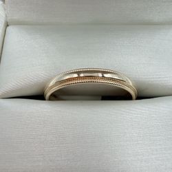 14KT YELLOW GOLD PLAIN BAND RING 2.6GR SIZE 8 