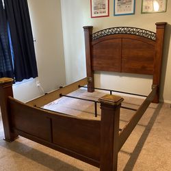 Queen Size Bed Frame $50