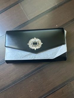 Brand new black purse bag clutch