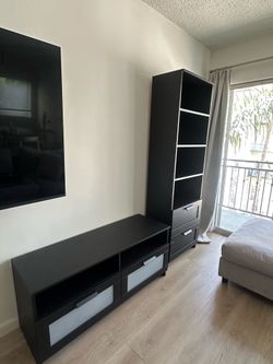 TV Storage Combination Bookshelf