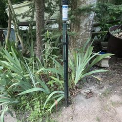 Hunter Rotating Sprinkler On Fabricated Post