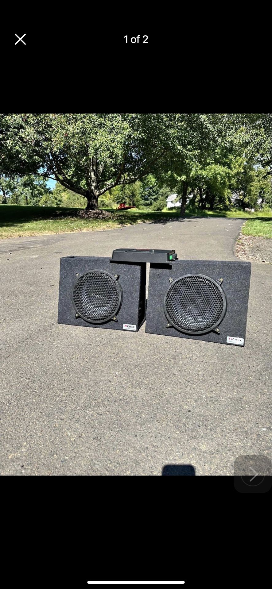 Subwoofer And Amp