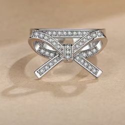 Diamond Now Ring Adjustable