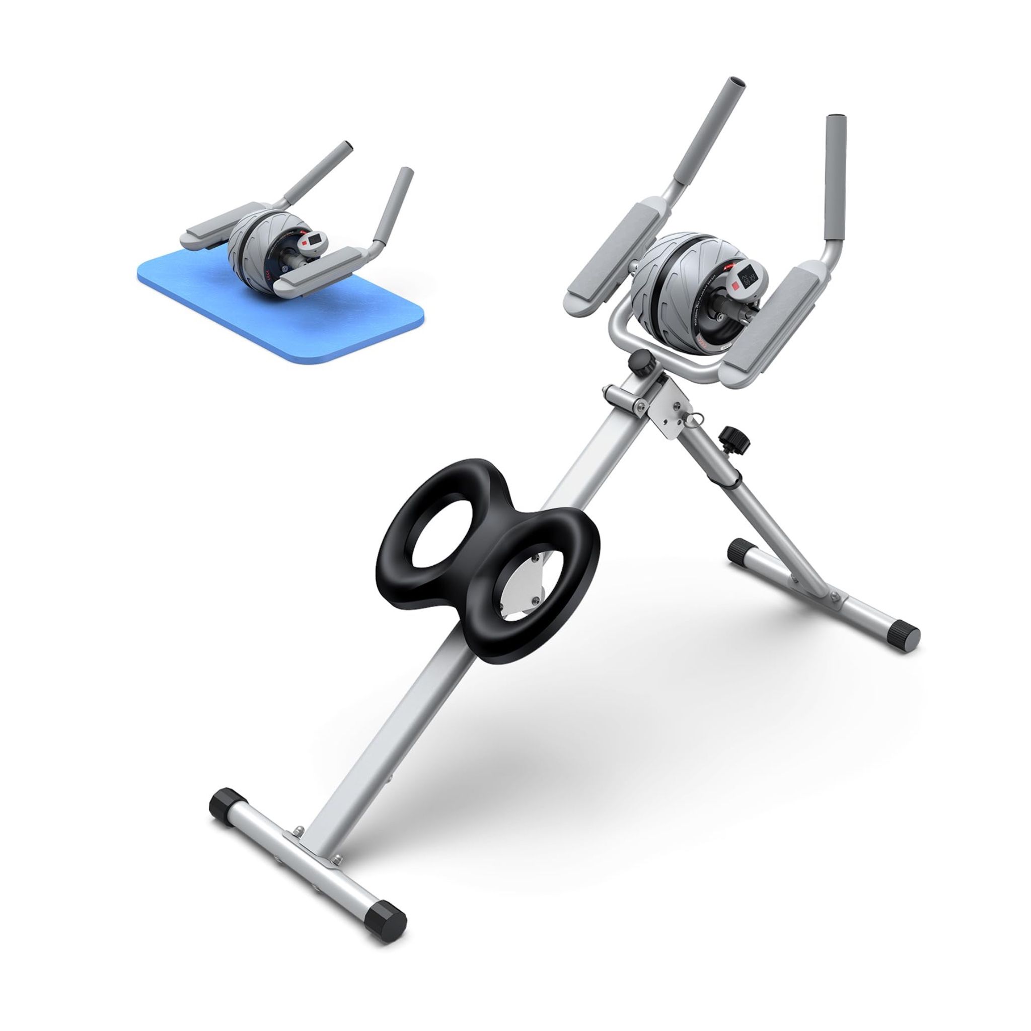 New in box. Adjustable 2 in 1 Foldable Ab Exercise Machine Full Body Workout For Home Gym new in box