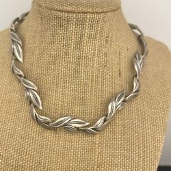 Sterling Silver Chocker Necklace 