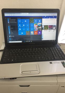 Compaq hp laptop, Intel dual core 2ghz, win 10,120gb hard drive