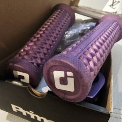 Purple ODi oil slick grips New