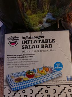 Inflatable salad bar
