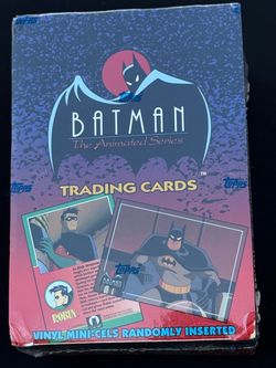 *** 1993 BATMAN ANIMATED SERIES 1 BOX SEALED, RARE, HARLEY QUINN ROOKIE CARD ***