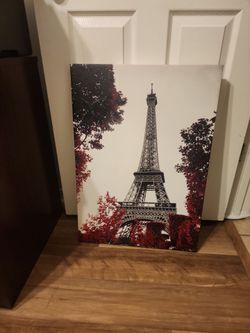 Eiffel tower painting