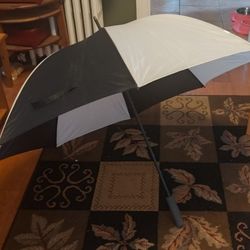 Large Black & White Umbrella 