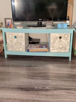 Cute baby blue coffee table