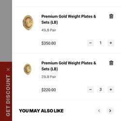 Ironbull Strength Gold Calibrated Plates