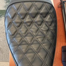 Genuine Leather Motorcycle Seat 