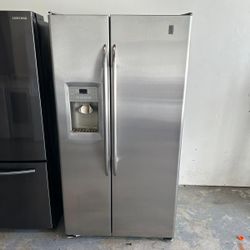 Ge Fridge Side By Side Stainless 