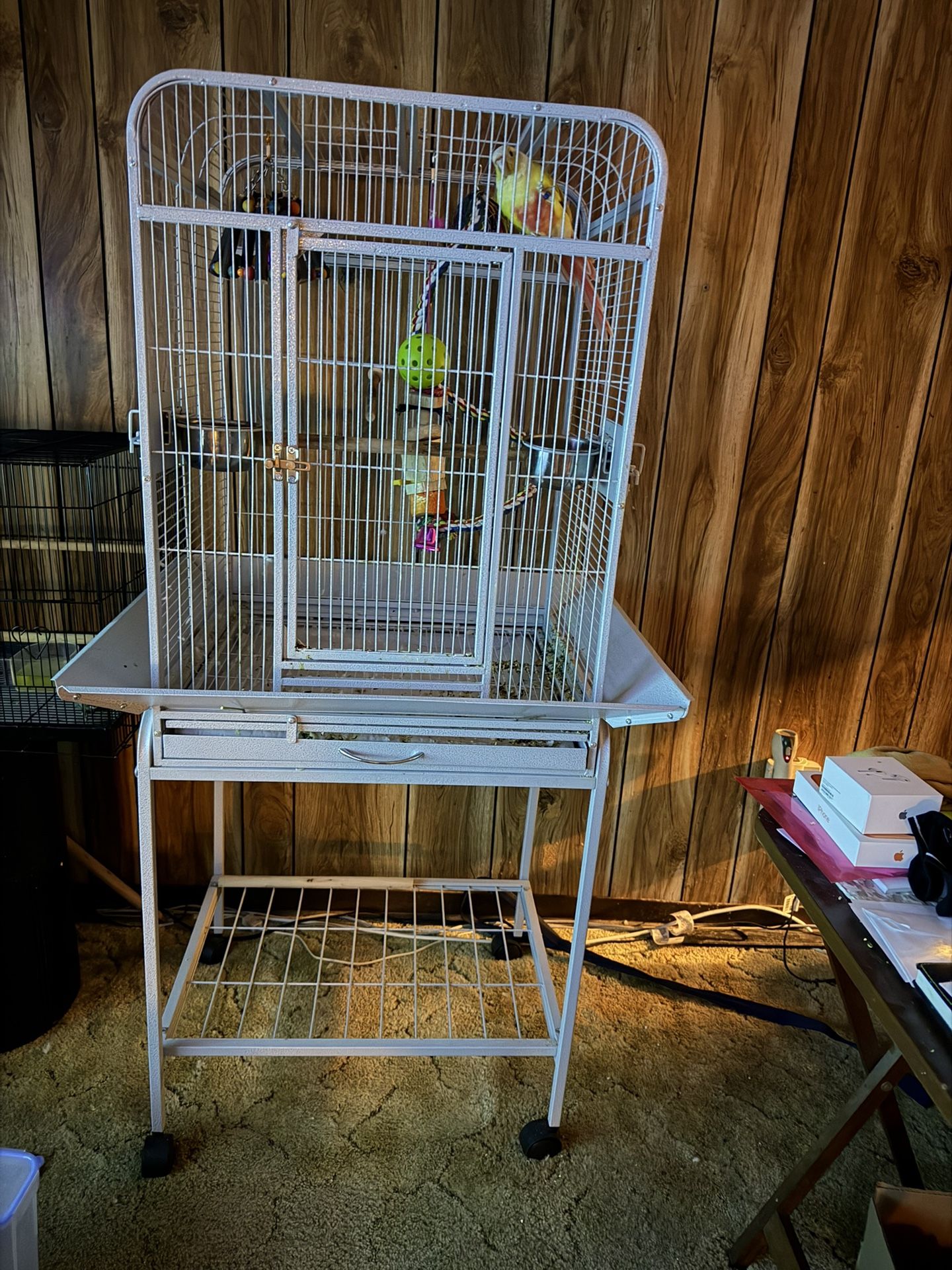 Bird / Conure Cage w Extras