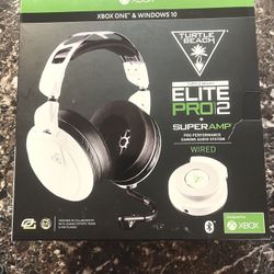 BRAND NEW IN BOX NEVER OPENED: Turtle Beach Elite Pro 2 Super Amp, Video Game Headset, XBOX, PC , Gaming Headset 