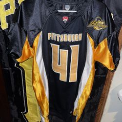 Team Rebel Direct WFA Pittsburgh Passion Football Jersey Authentic Used Pre Owned.