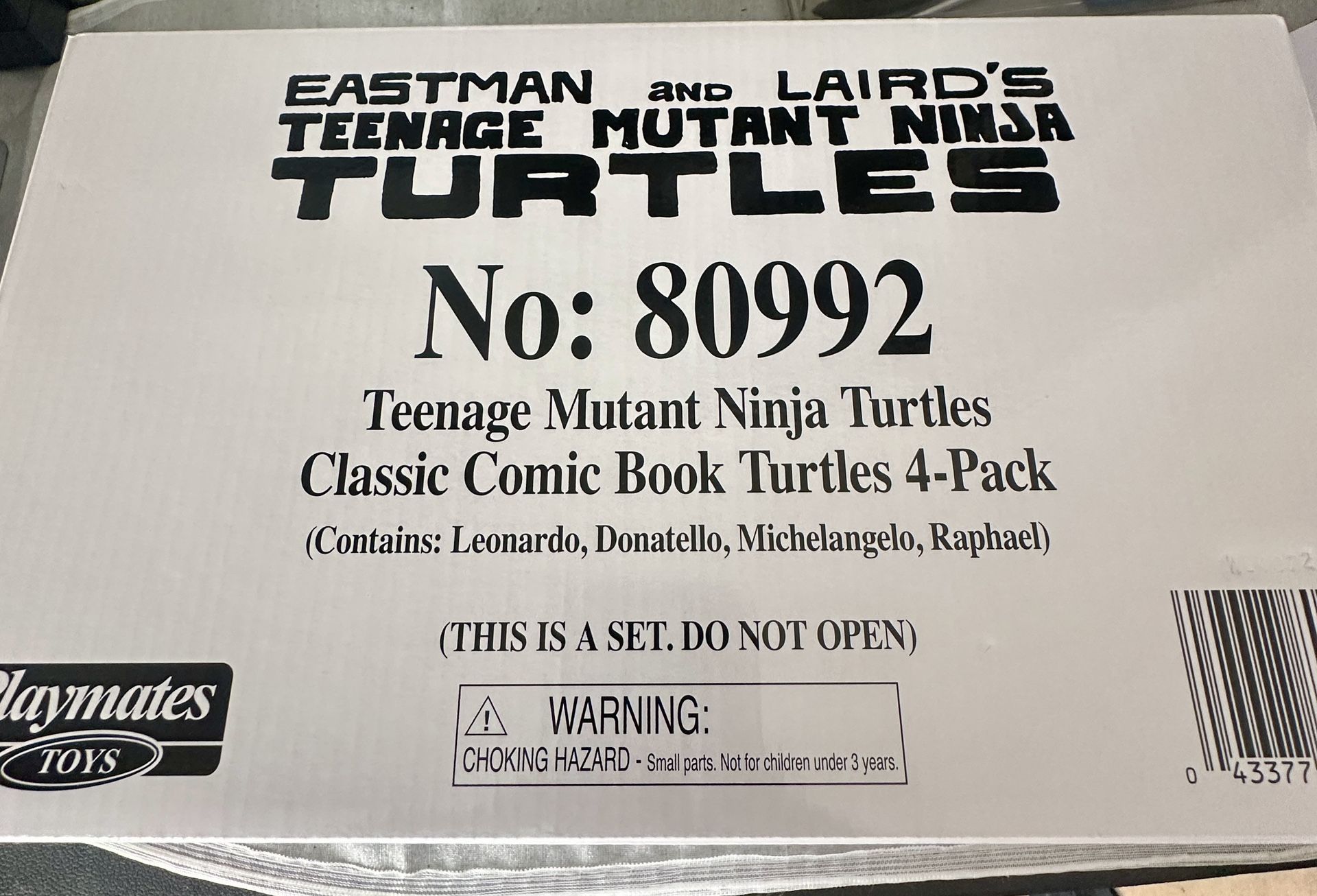Teenage Mutant Ninja Turtles NECA Animated Series 4 Pack  Teenage Mutant Ninja Turtles Classic Comic Book Series Action Figure 4-Pack TMNT