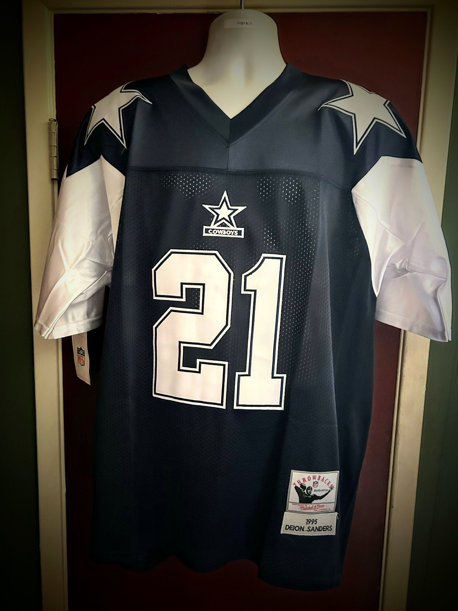 Dallas Cowboys #21 Deion Sanders Retro Football Jersey