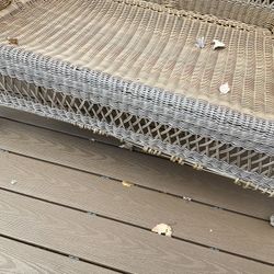 Four Piece Wicker Set