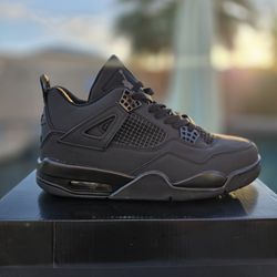 Nike Air Jordan 4 Black cats size 12M