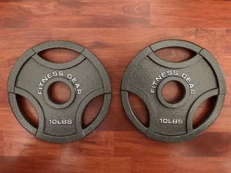 Fitness gear 10 lbs Olympic cast plate