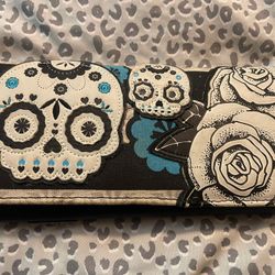 Loungefly Wallet Dia De Los Muertos Sugar Skull Roses