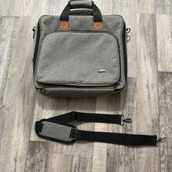 💼LUXJA Carrying Bag Compatible with Cricut Accessories and Laptop (Fits for Most Brands), Gray