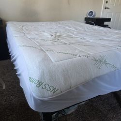 Queen Size Memory Foam Mattress W/ Frame Included