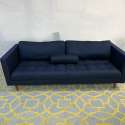 ( Delivery Available ) Joybird Briar Dark Blue Sofa
