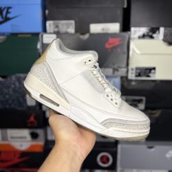 Size 9.5M - Jordan 3 “White Ivory” 