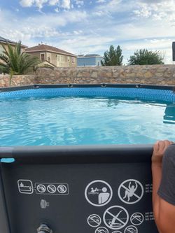 Outside pool