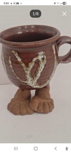 Coffee Mug Handmade "MUDDY WATER" 1980'S