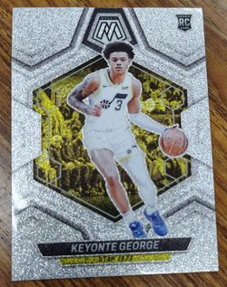 Keyonte George Panini Mosaic Glitter Rookie Card Ssp
