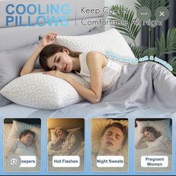 Pillow- Brand New R&R Cooling Memory Foam Pillow – Queen Size. $55 Each. Super Comfortable! 