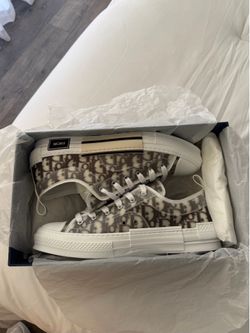 Dior B23 Oblique Canvas Low Top Sneaker Size 45.5