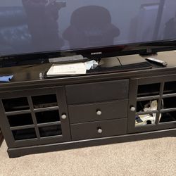 Black TV Stand/cabinet