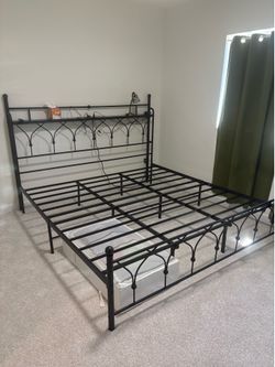 King size bed frame