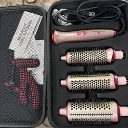 Wavytalk Heatwave Pro Hot Air Ionic Thermal Brush Ceramic 1100W 410°F Pink